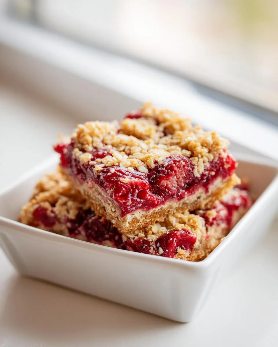 Raspberry Almond Breakfast Bars - detail 3