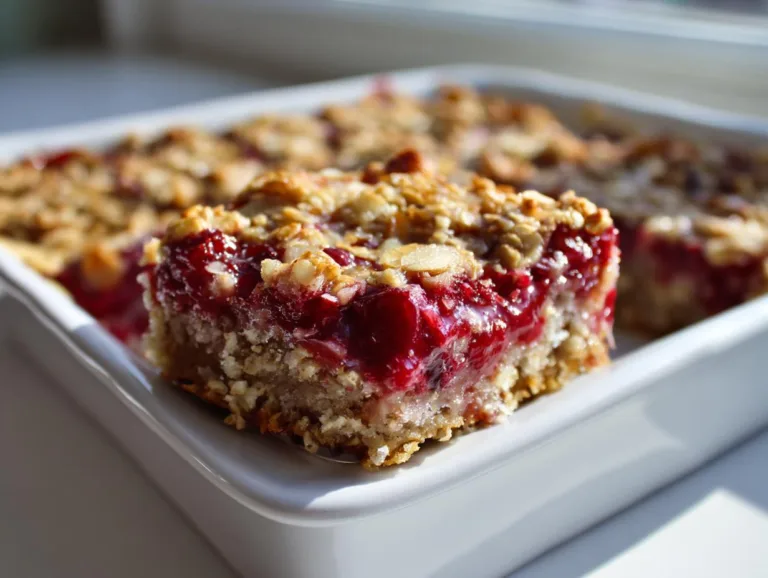 Raspberry Almond Breakfast Bars