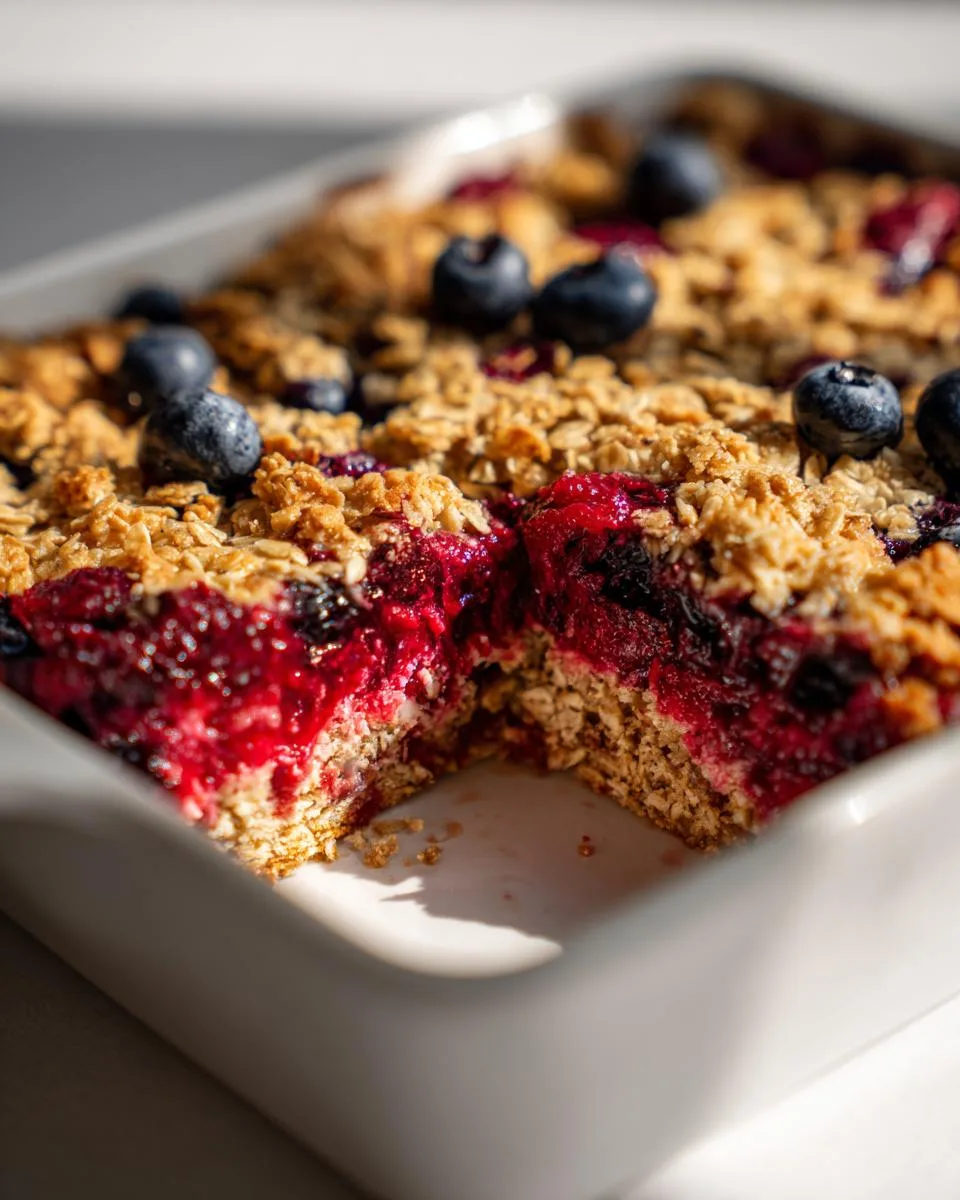 Red White Blue Oat Bars - detail 2