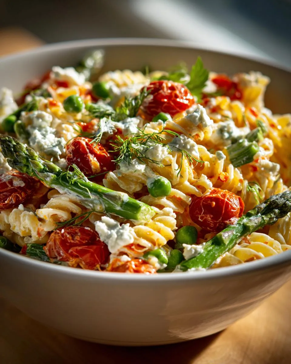 Roasted Red Pepper Pasta Salad - detail 2