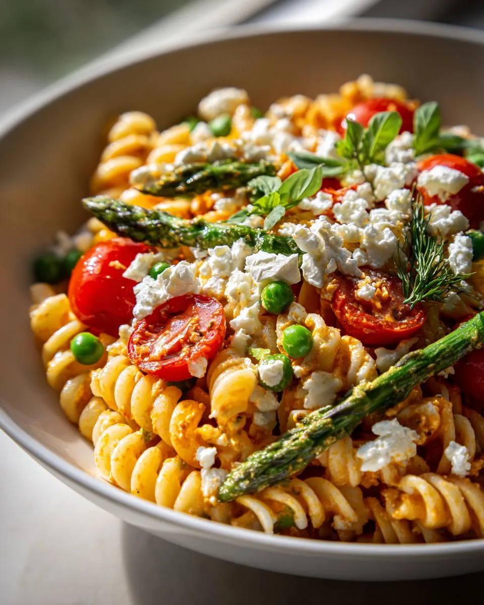 Roasted Red Pepper Pasta Salad - detail 3