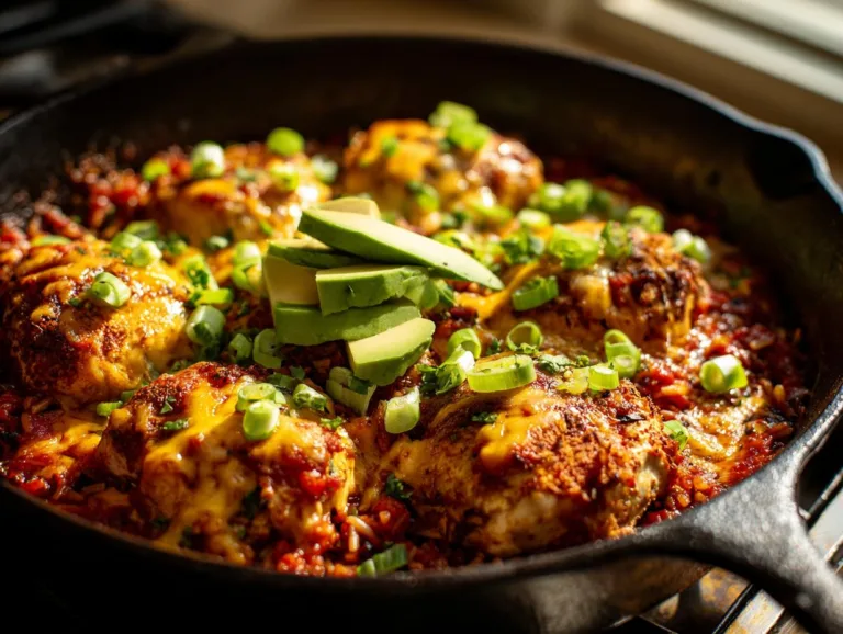 Salsa Chicken Rice Skillet