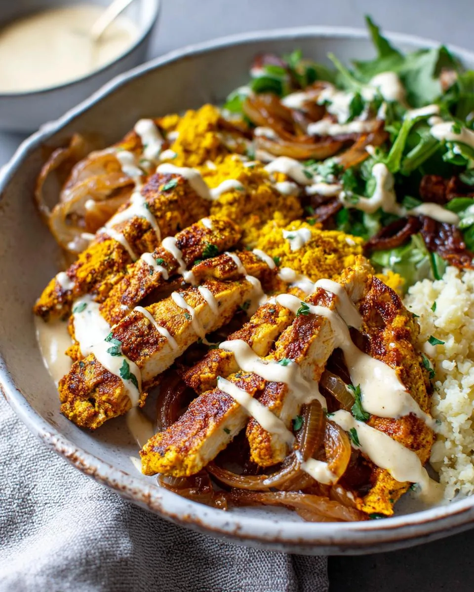 Sheet Pan Chicken Shawarma Bowls - detail 3