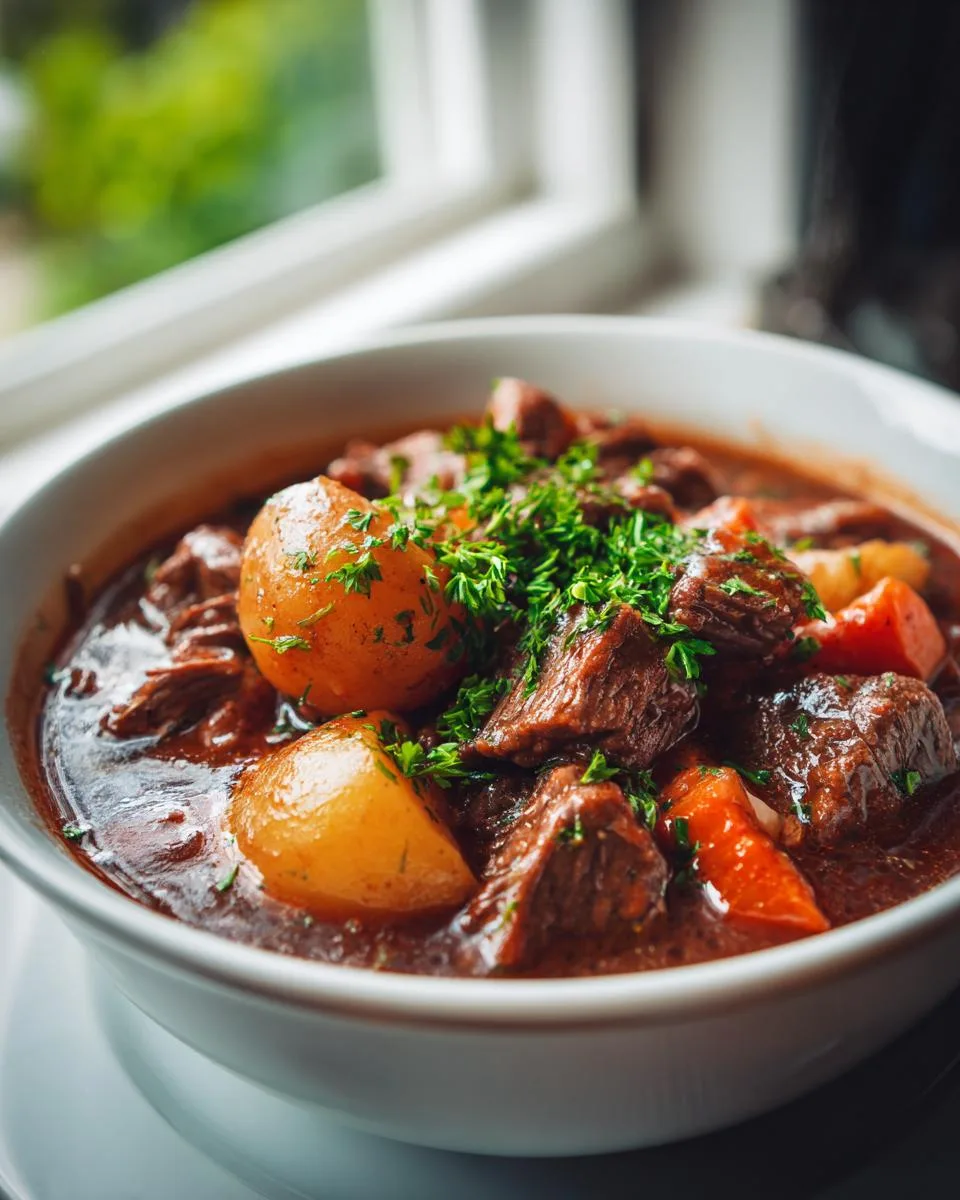Slow Cooker Beef Potato Stew - detail 1