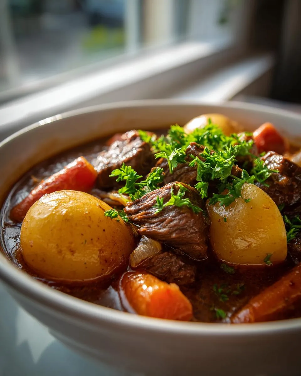 Slow Cooker Beef Potato Stew - detail 2