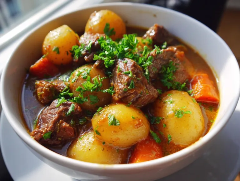 Slow Cooker Beef Potato Stew