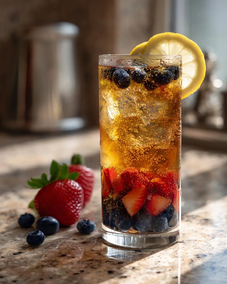 Strawberry Blueberry Iced Tea - detail 1