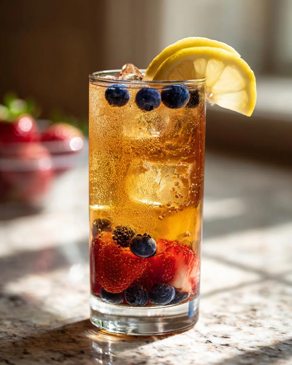 Strawberry Blueberry Iced Tea - detail 2