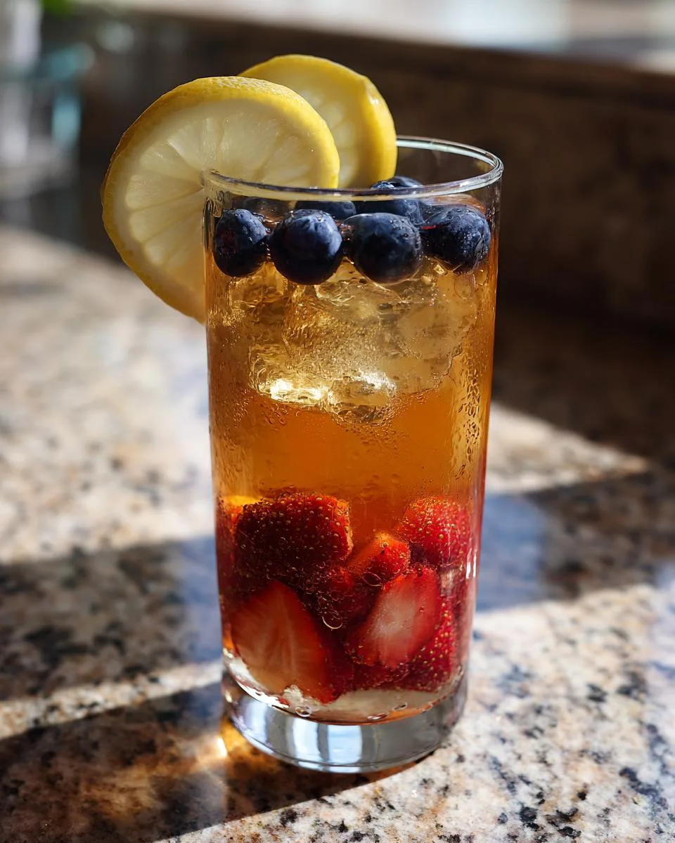 Strawberry Blueberry Iced Tea - detail 3