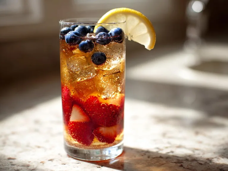 Strawberry Blueberry Iced Tea