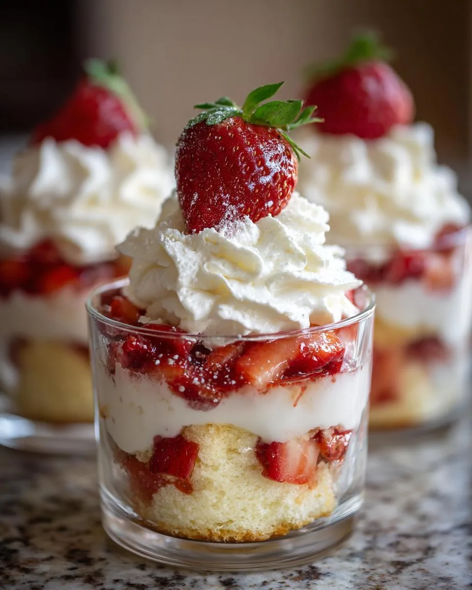 Strawberry Shortcake Cups - detail 2