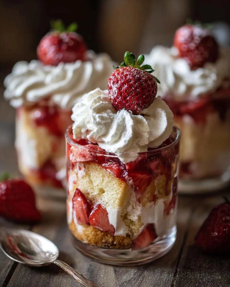 Strawberry Shortcake Cups - detail 3