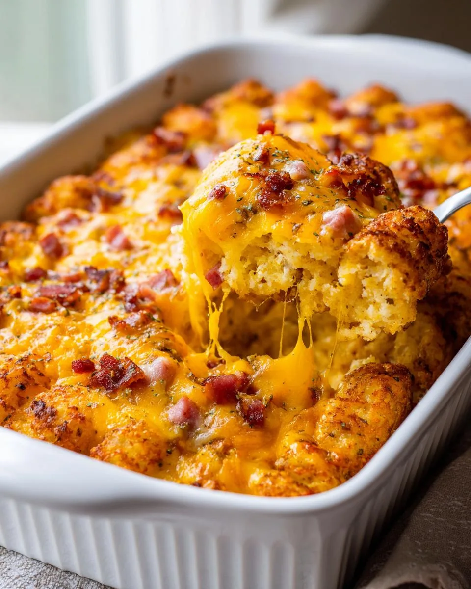 Tater Tot Breakfast Casserole - detail 1