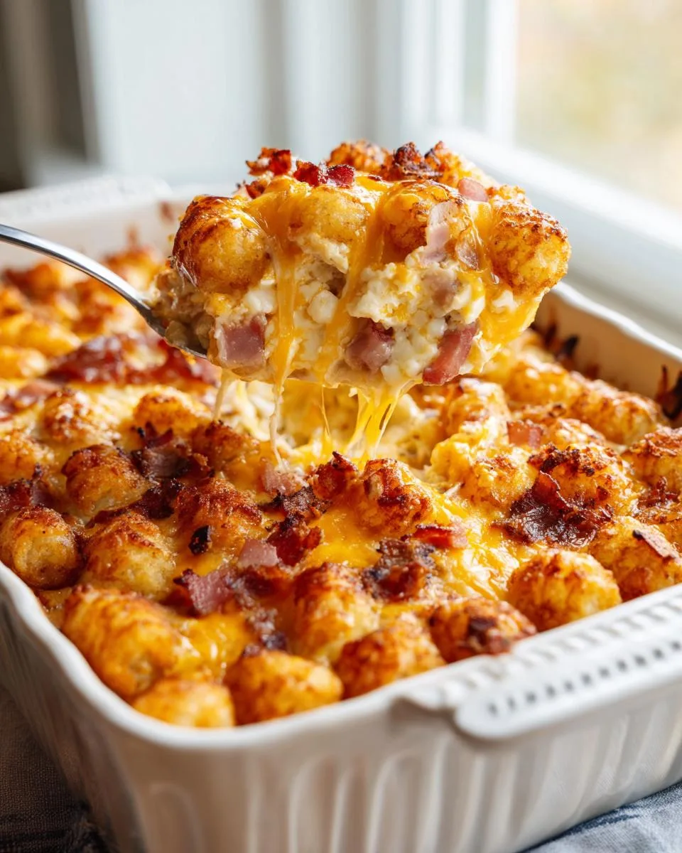Tater Tot Breakfast Casserole - detail 3
