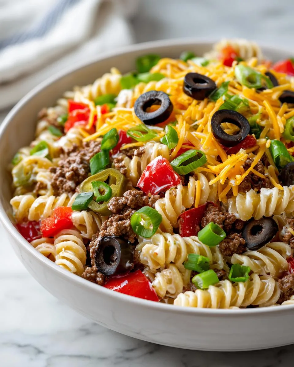 Tex Mex Pasta Salad Recipe - detail 3