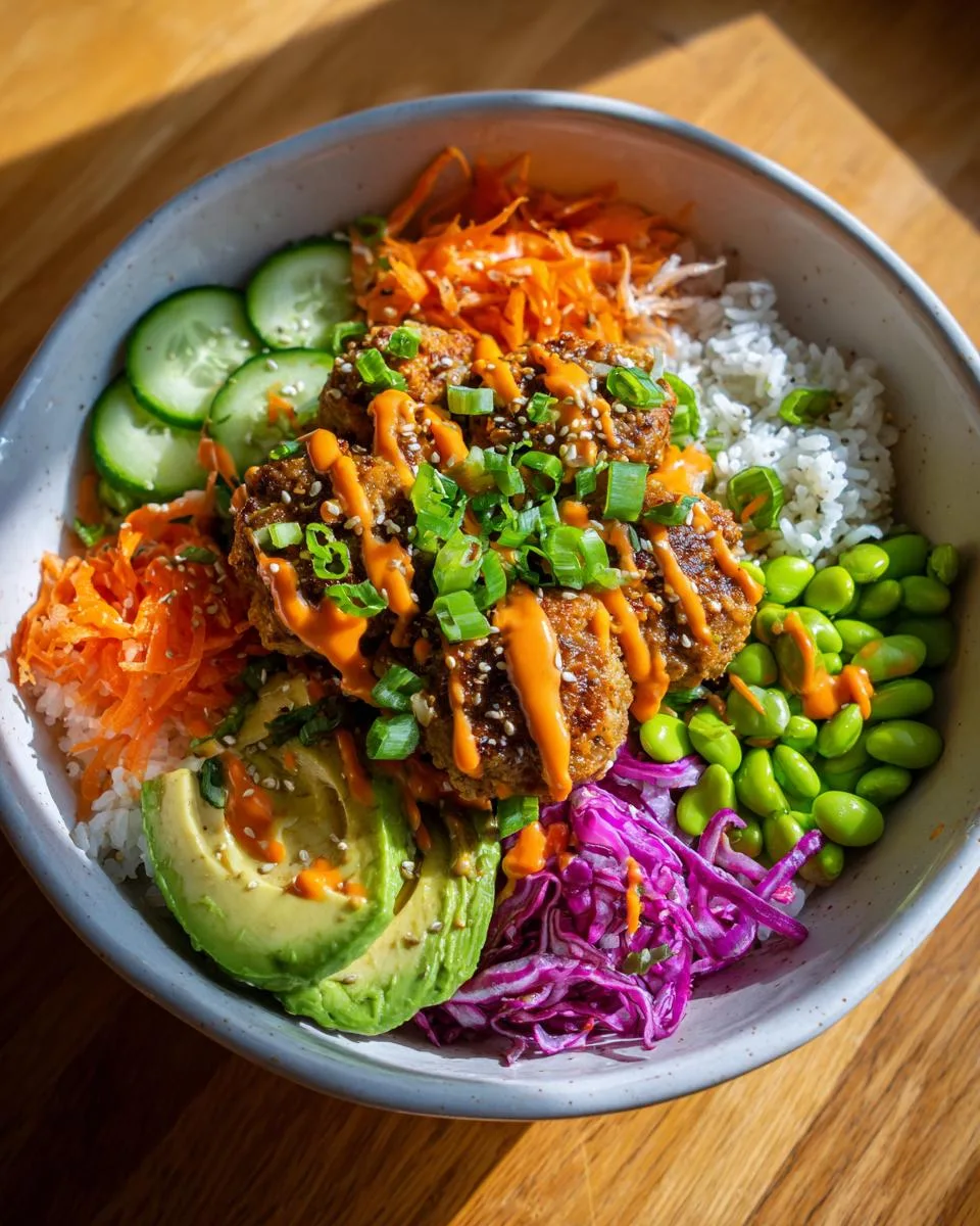 Turkey Burger Rice Bowls - detail 1