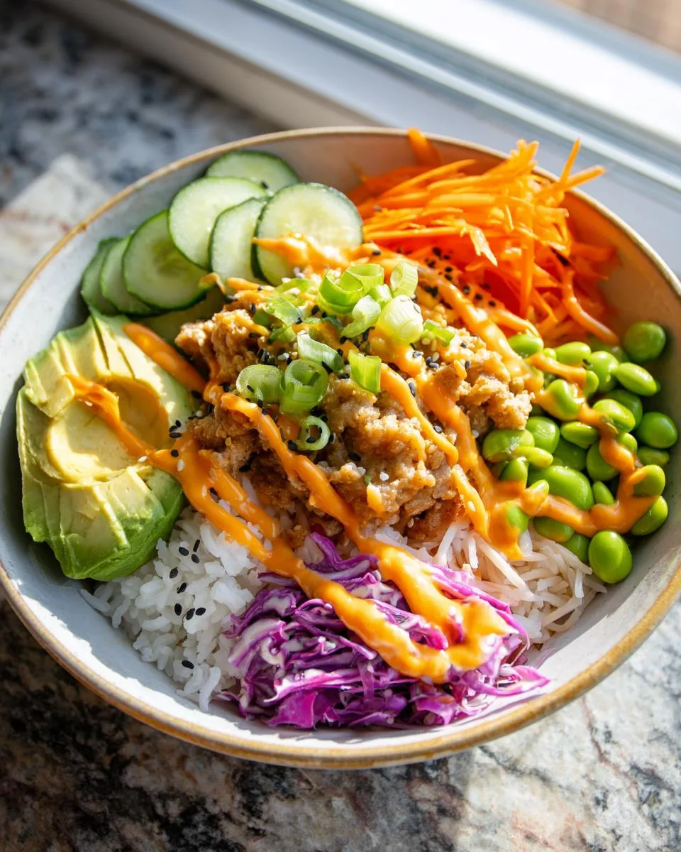 Turkey Burger Rice Bowls - detail 2