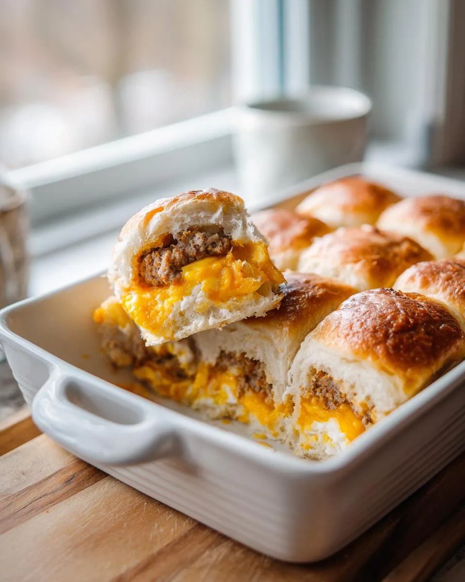 Turkey Sausage Breakfast Sliders - detail 3