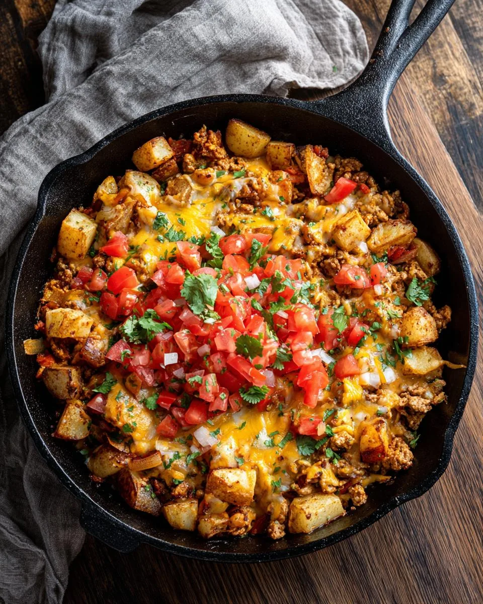 Turkey Taco Potato Skillet - detail 3
