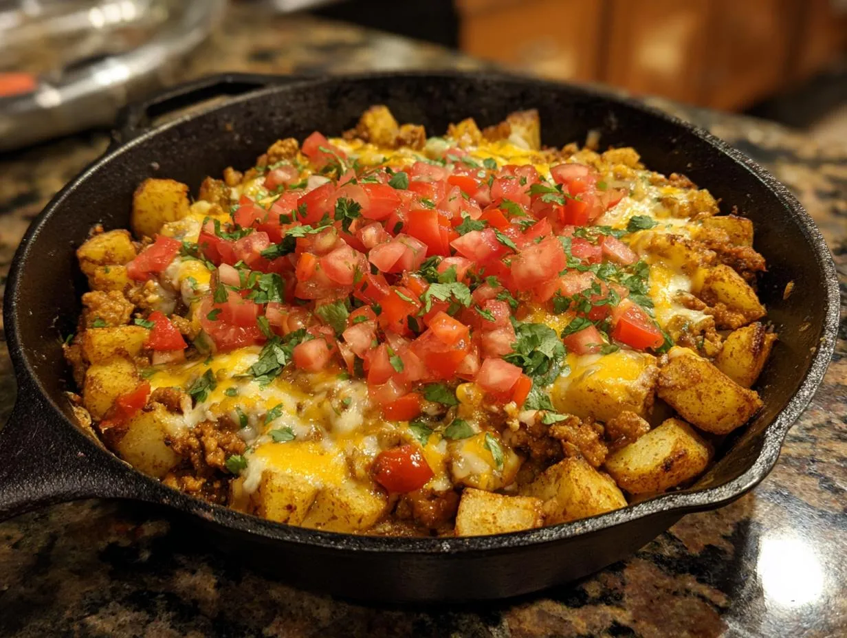 5-Star Turkey Taco Potato Skillet That’ll Blow Your Mind