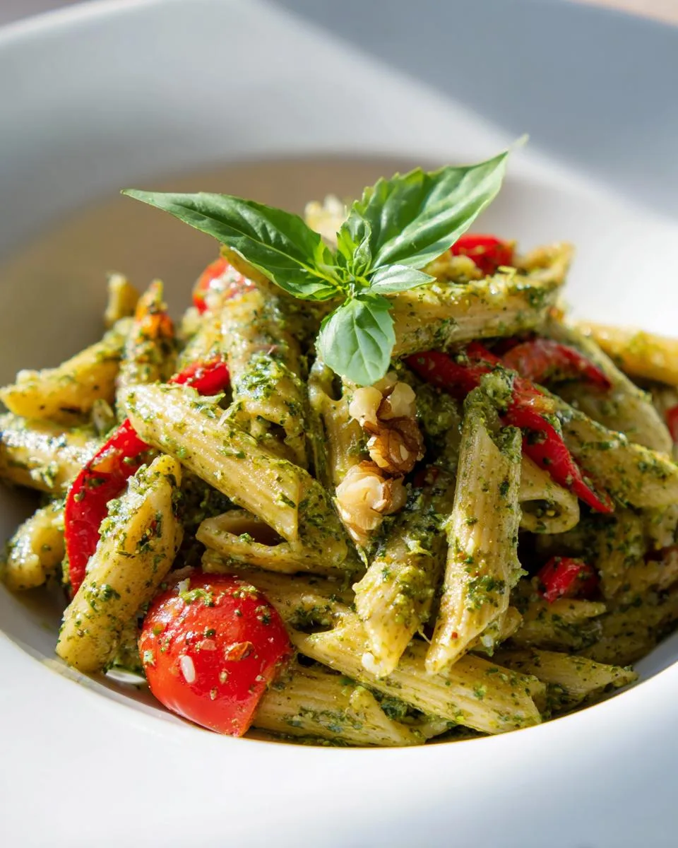 Walnut Pesto Pasta Salad Recipe - detail 2