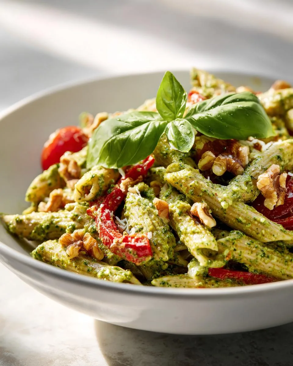Walnut Pesto Pasta Salad Recipe - detail 3