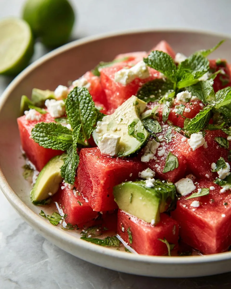 Watermelon Feta Salad - detail 1