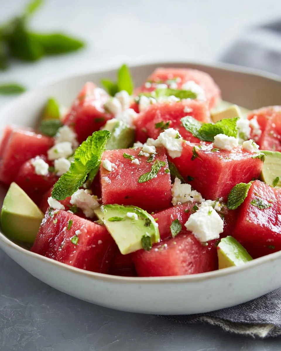 Watermelon Feta Salad - detail 2