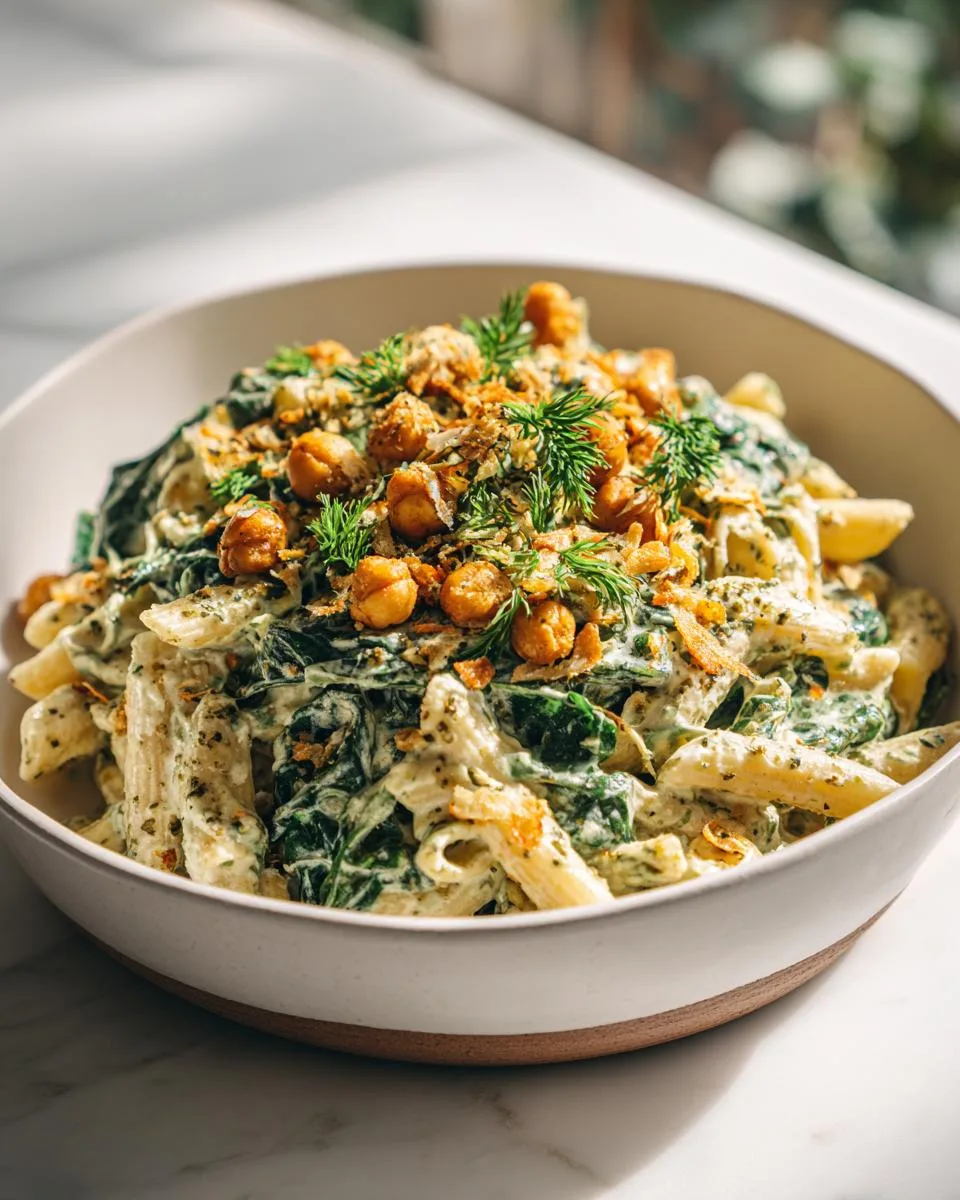 Zaatar Chickpea Pasta Salad Recipe - detail 3