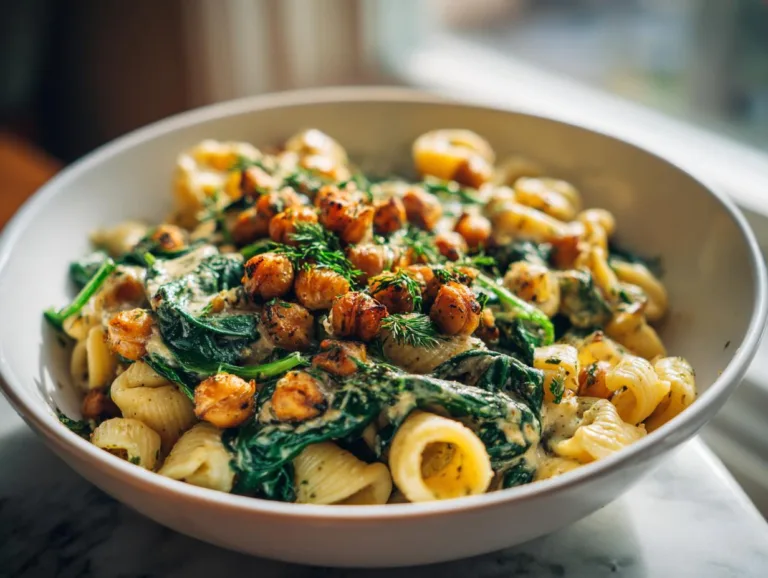 Zaatar Chickpea Pasta Salad Recipe