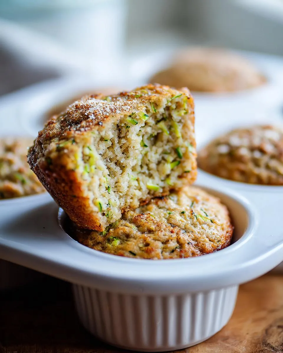 Zucchini Oat Breakfast Muffins - detail 1