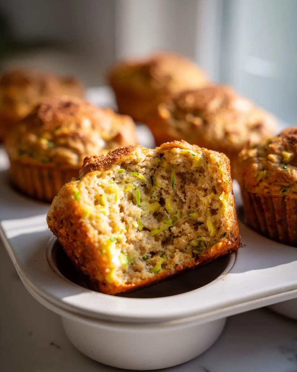 Zucchini Oat Breakfast Muffins - detail 2