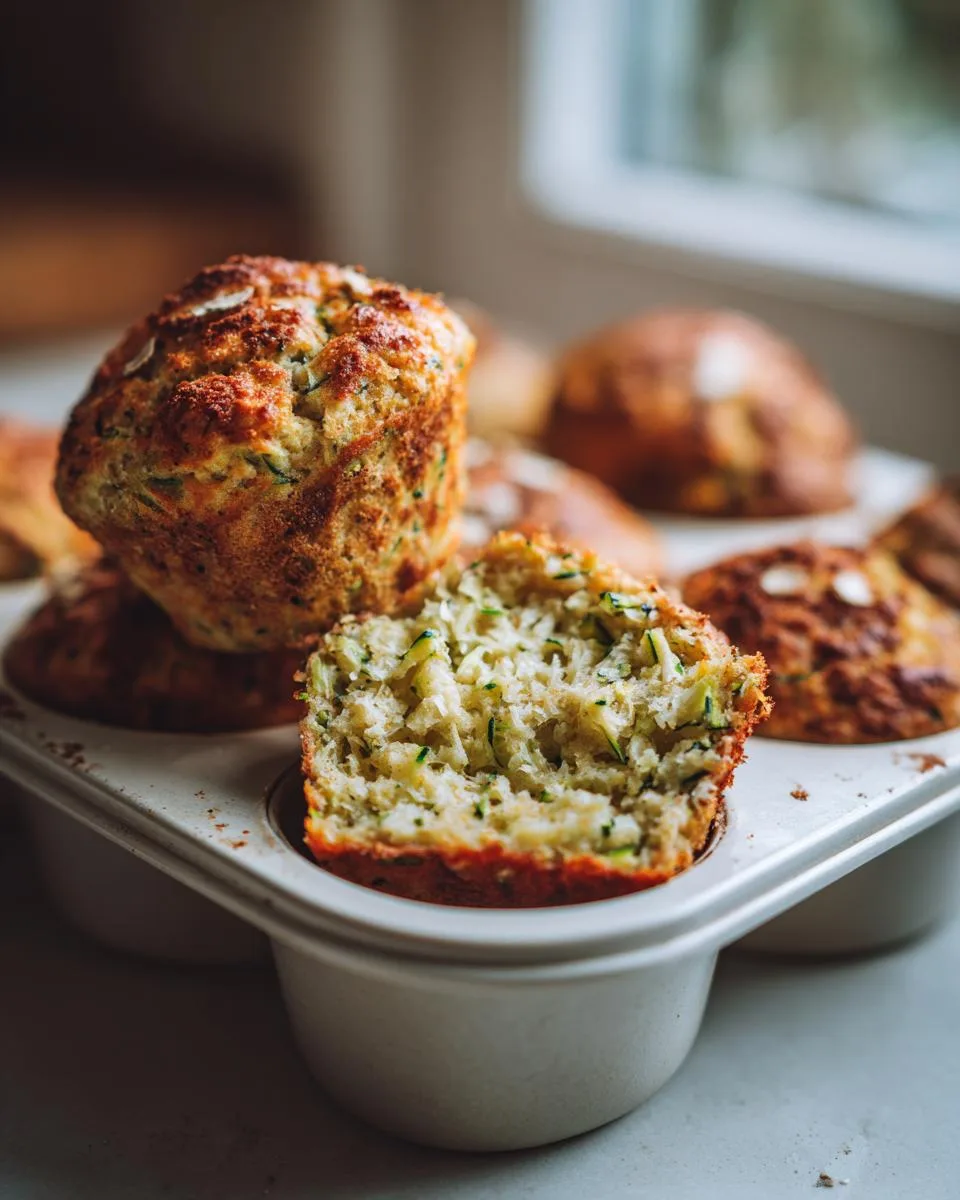 Zucchini Oat Breakfast Muffins - detail 3