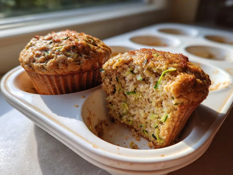 Zucchini Oat Breakfast Muffins