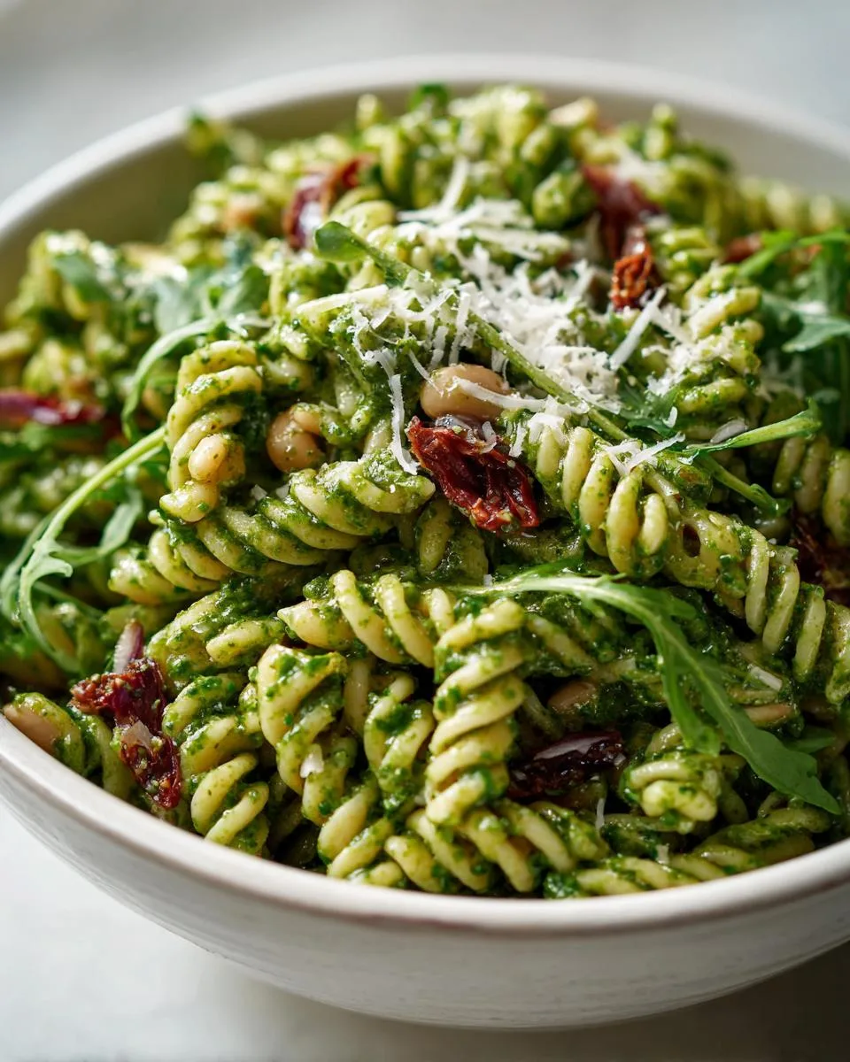 Arugula Lemon Pesto Pasta Salad - detail 1