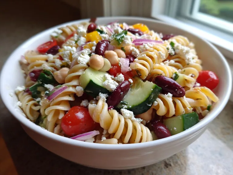 Bean Packed Pasta Salad Recipe