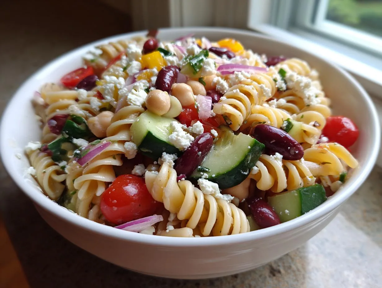 1 Irresistible Bean Packed Pasta Salad for Busy Weeknights