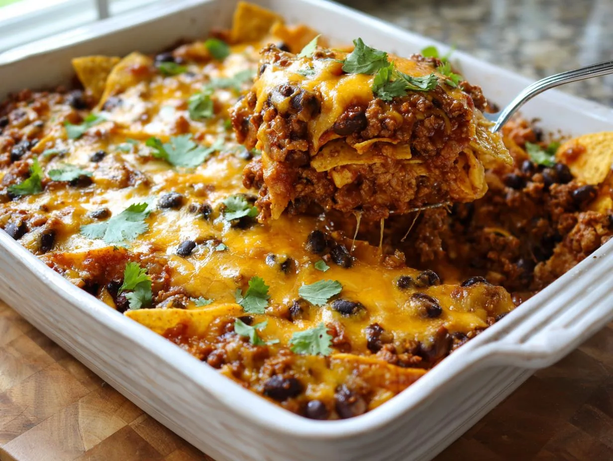 Beef Black Bean Nacho Casserole – Irresistible Comfort Food
