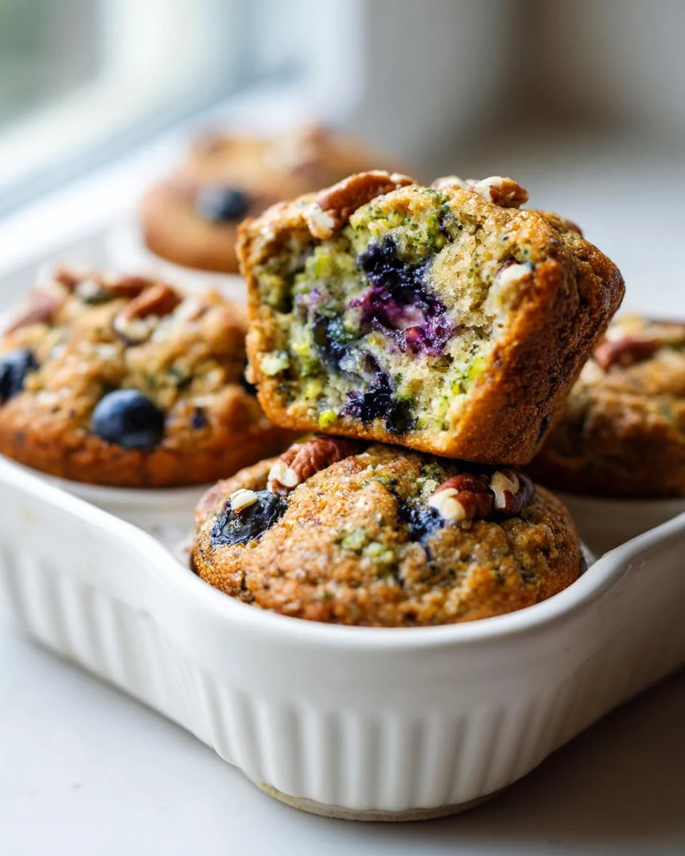 Blueberry Zucchini Muffins - detail 1