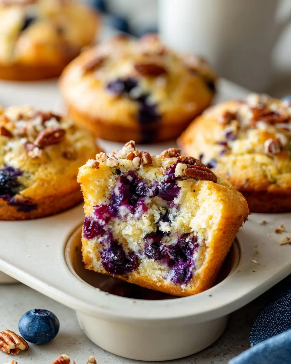 Blueberry Zucchini Muffins - detail 3