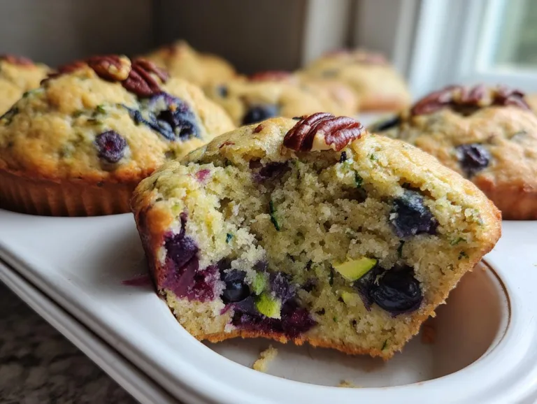 Blueberry Zucchini Muffins