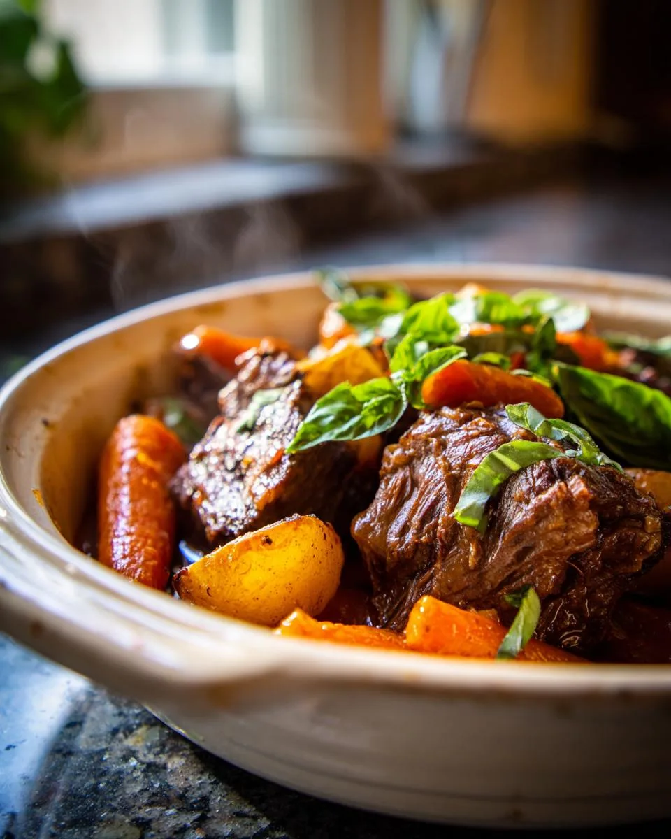 Braised Beef Carrots Turnips - detail 3