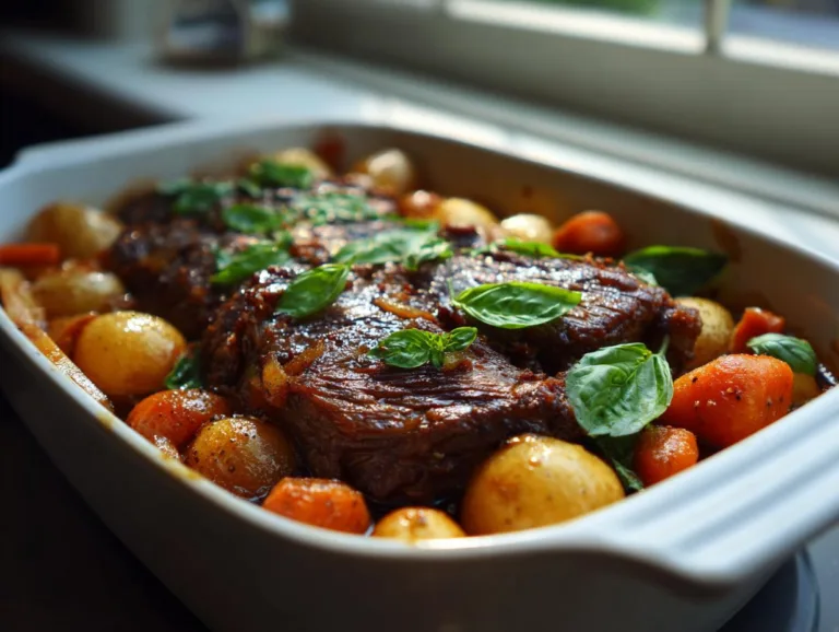 Braised Beef Carrots Turnips