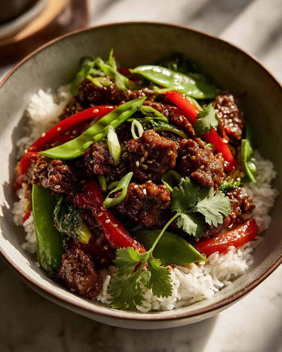 Bulgogi Ground Beef Stir Fry - detail 1