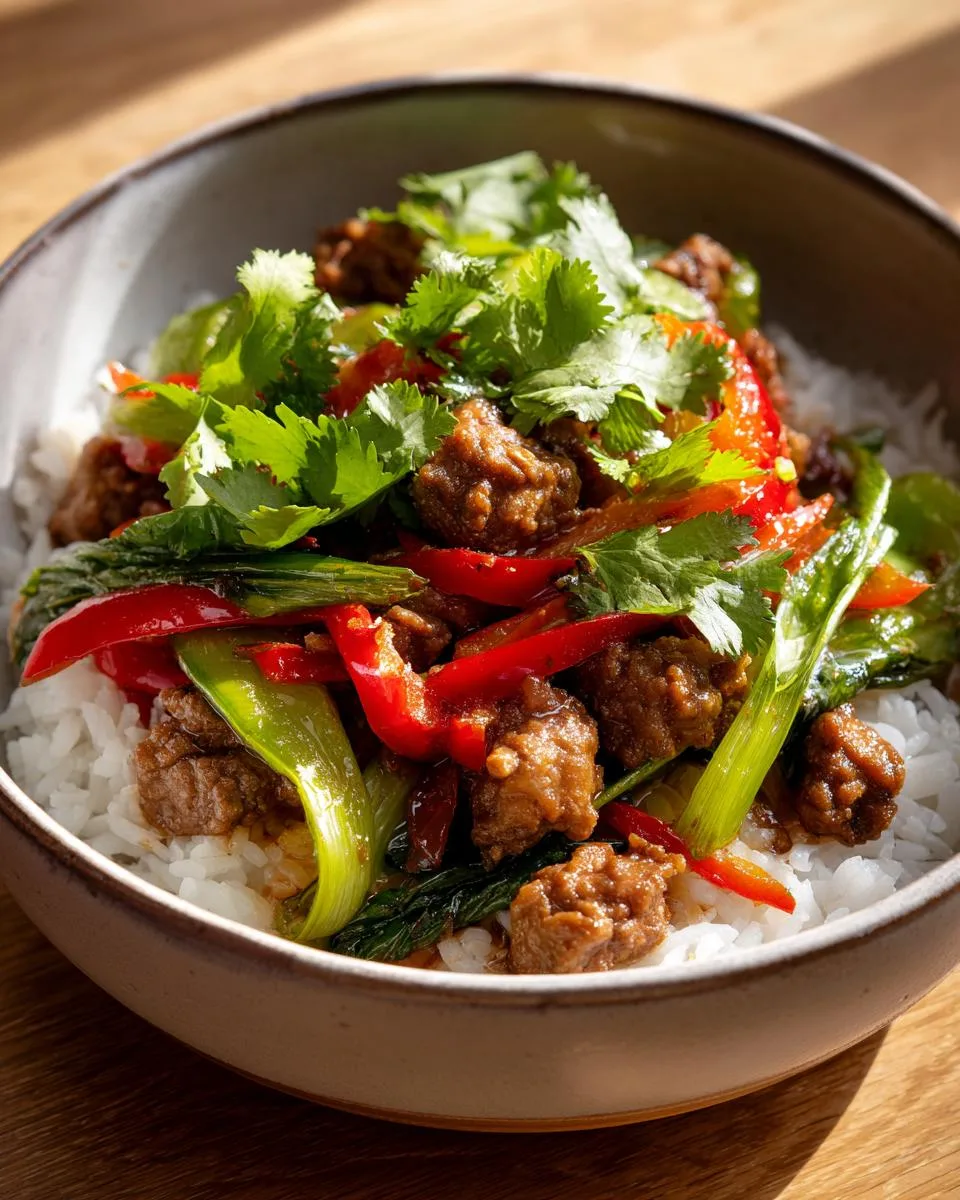 Bulgogi Ground Beef Stir Fry - detail 3