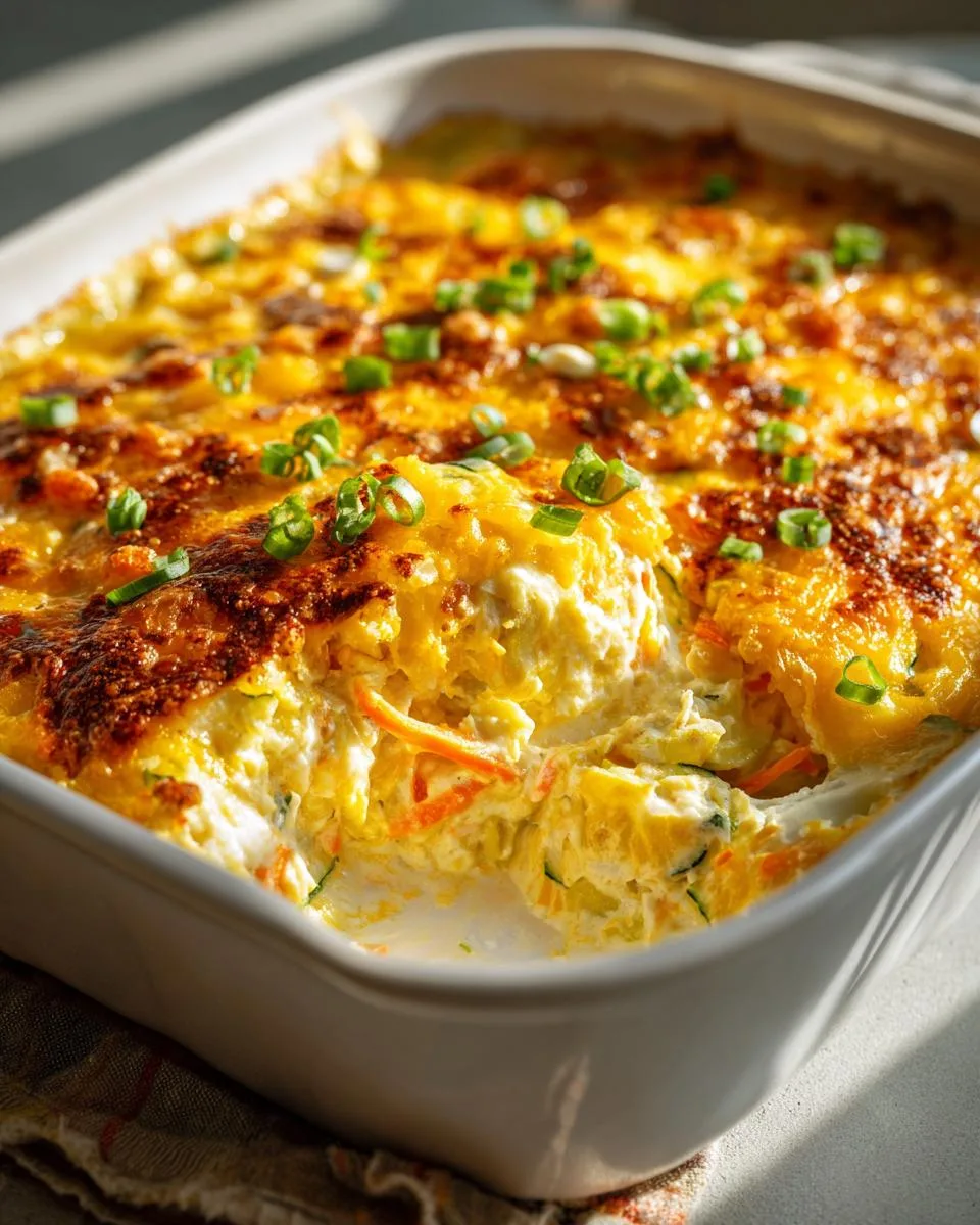 Calico Summer Squash Casserole - detail 3
