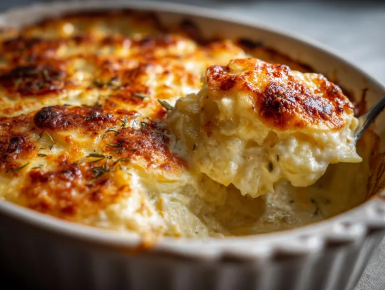 Cheesy Garlic Potatoes Gratin
