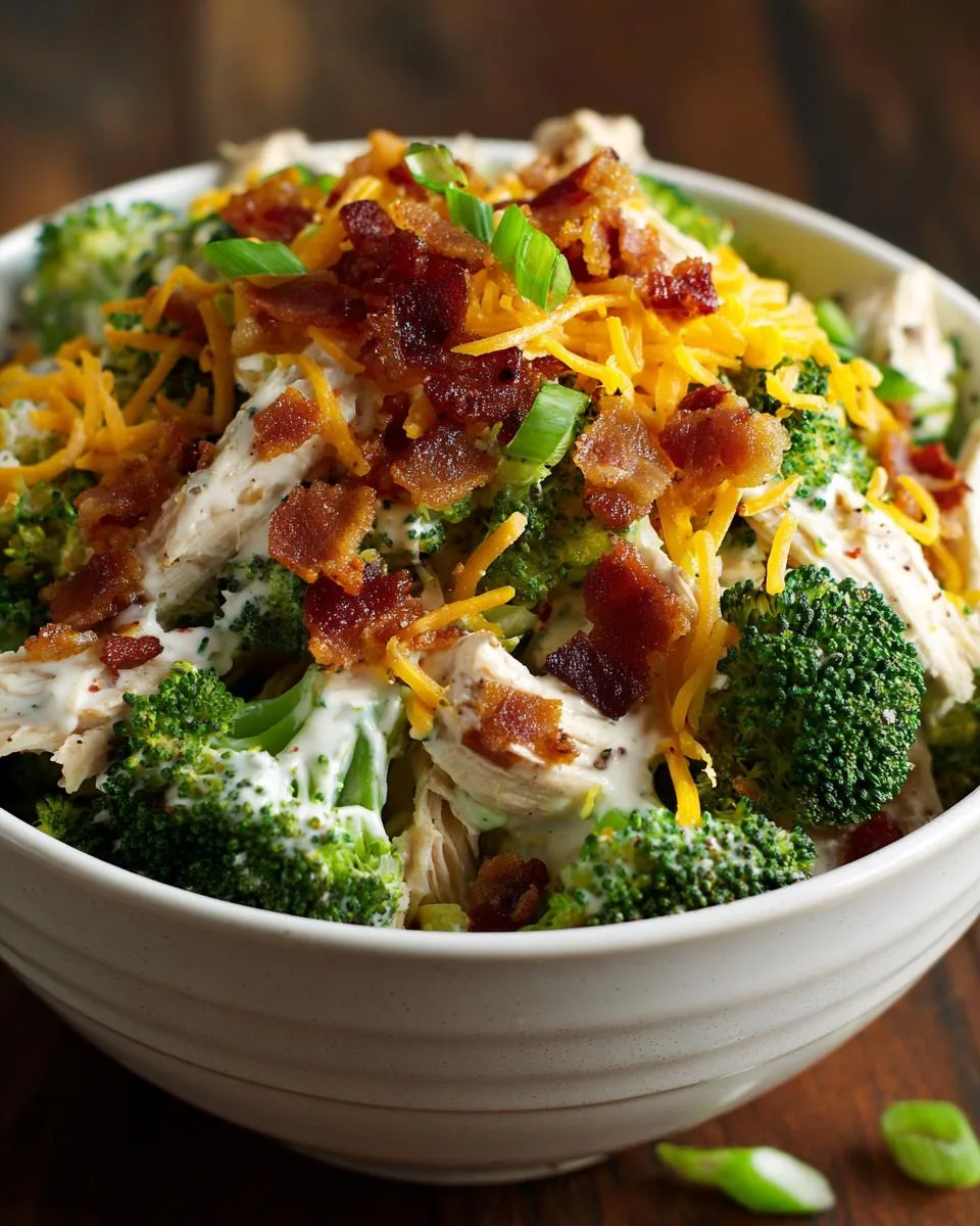 Chicken Broccoli Bacon Protein Salad - detail 1