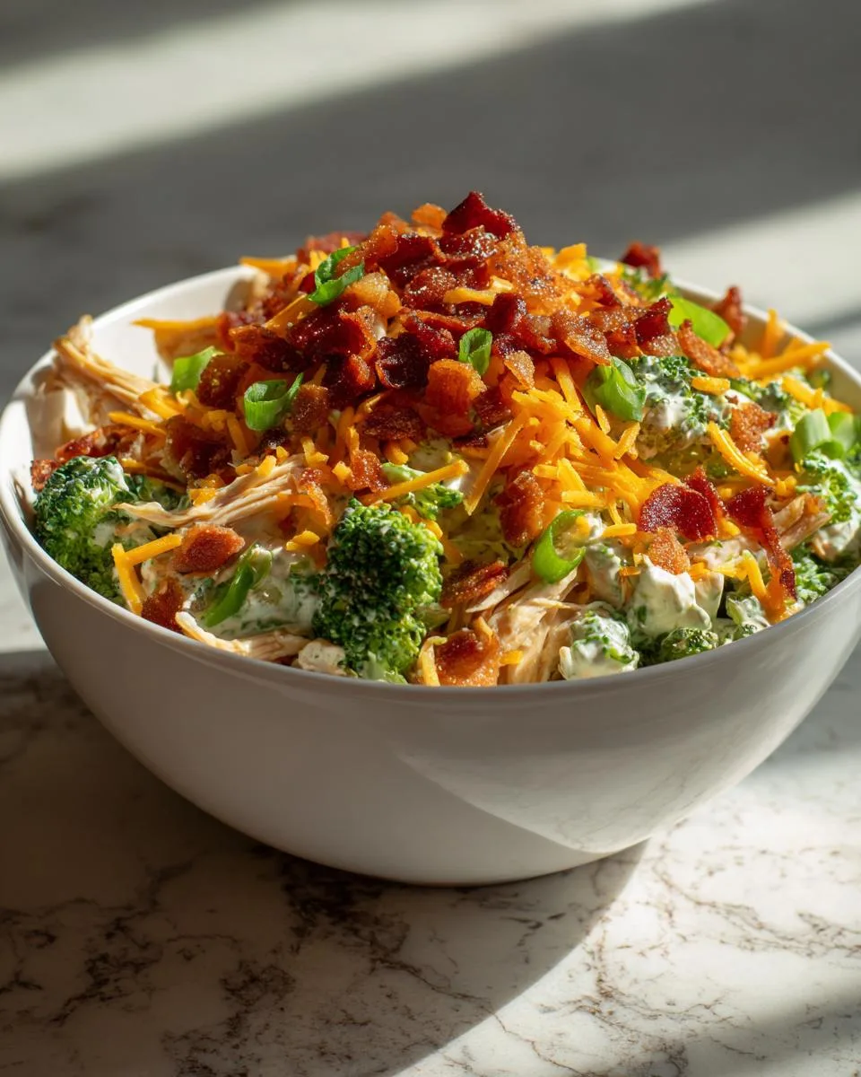 Chicken Broccoli Bacon Protein Salad - detail 2