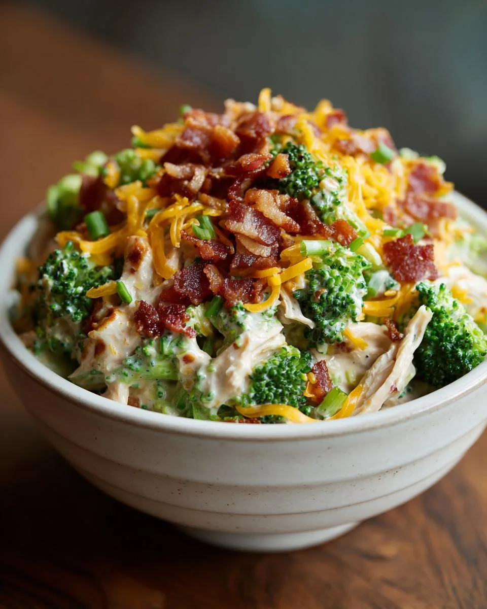 Chicken Broccoli Bacon Protein Salad - detail 3